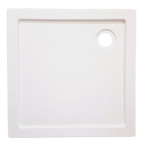 Brodzik prysznicowy kwadratowy akrylowy 90 x 90 x 4 cm biały G90SW Sanotechnik