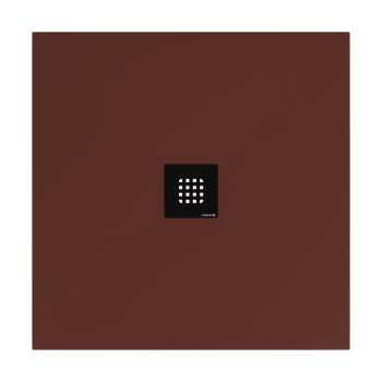 Brodzik prysznicowy kwadratowy kompozytowy z możliwością docinania 90 x 90 x 3 cm FLEXIA brąz mat 71546.71 Polysan