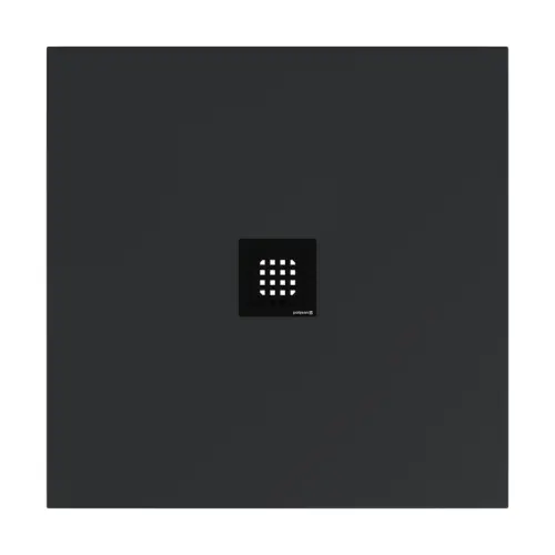 Brodzik prysznicowy kwadratowy kompozytowy z możliwością docinania 100 x 100 x 3 cm FLEXIA antracyt mat 71552.51 Polysan