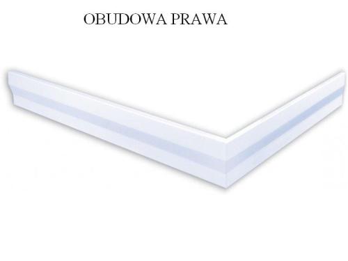 Obudowa do brodzika prysznicowego 90 x 70 cm SARA prawa GP9070P Gelco