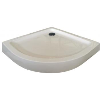 Brodzik prysznicowy półokrągły akrylowy R55 80 x 80 x 12 cm BR80 Sanotechnik