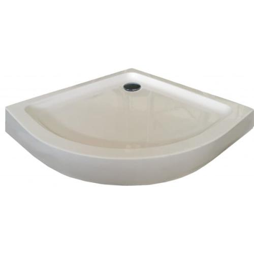 Brodzik prysznicowy półokrągły akrylowy R55 80 x 80 x 12 cm BR80 Sanotechnik