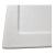 Brodzik prysznicowy półokrągły akrylowy R55 80 x 80 x 4 cm biały GR80SW Sanotechnik z bliska
