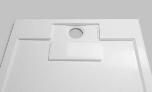 Brodzik prysznicowy prostokątny kompozytowy 120 x 80 x 3 cm EMA PE12080 Gelco z bliska
