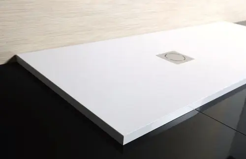Brodzik prysznicowy prostokątny kompozytowy z możliwością docinania 170 x 75 x 3,5 cm FLEXIA 72919 Polysan z bliska