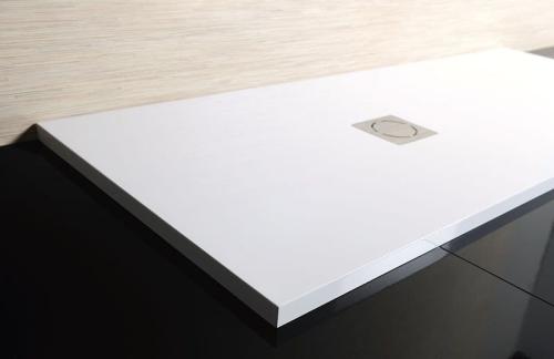 Brodzik prysznicowy prostokątny kompozytowy z możliwością docinania 180 x 100 x 3,5 cm FLEXIA 72917 Polysan z bliska