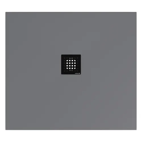 Brodzik prysznicowy prostokątny kompozytowy z możliwością docinania 110 x 100 x 3 cm FLEXIA szary mat 72922.31 Polysan