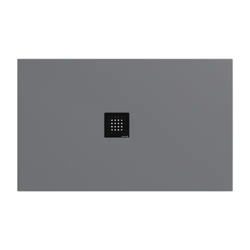 Brodzik prysznicowy prostokątny kompozytowy z możliwością docinania 130 x 90 x 3 cm FLEXIA szary mat 72896.31 Polysan
