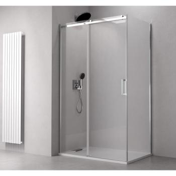Kabina prysznicowa prostokątna 1000 x 800 mm THRON ROUND szkło czyste TL1080-5005 Polysan
