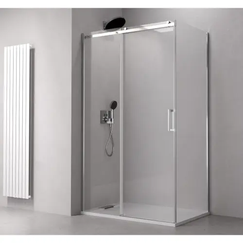 Kabina prysznicowa prostokątna 1000 x 800 mm THRON ROUND szkło czyste TL1080-5005 Polysan