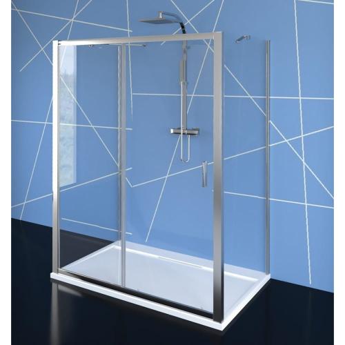 Kabina prysznicowa prostokątna przyścienna 150 x 100 x 190 cm L/P EASY szkło czyste EL1515EL3415EL3415 Polysan