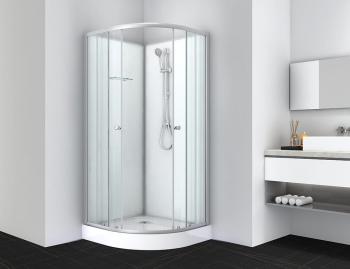 Kabina prysznicowa półokrągła 80 x 80 x 203 cm OCEAN 1 PS12 Sanotechnik