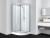 Kabina prysznicowa półokrągła 80 x 80 x 203 cm OCEAN 1 PS12 Sanotechnik