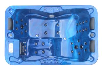 Basen ogrodowy 3 osobowy Jacuzzi MODENA niebieski SPA09 od góry