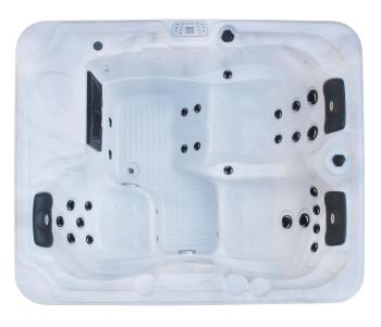 Basen ogrodowy 3 osobowy Jacuzzi OASIS biały SPA10 Sanotechnik z góry