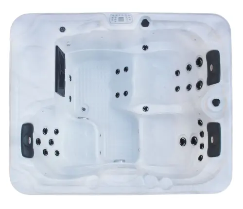 Basen ogrodowy 3 osobowy Jacuzzi OASIS biały SPA10 Sanotechnik z góry