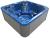 Basen ogrodowy SPA Jacuzzi PALMA biały SPA15 Sanotechnik