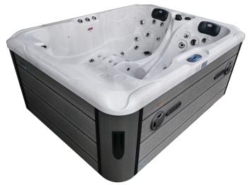 Basen ogrodowy SPA Jacuzzi MAURITSIUS biały marmur SPA18 Sanotechnik