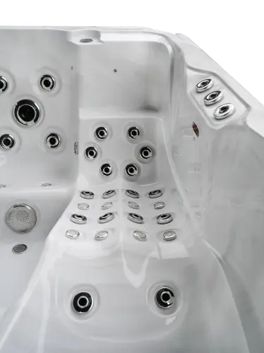 Basen ogrodowy SPA Jacuzzi MAURITSIUS biały marmur SPA18 Sanotechnik