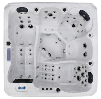 Basen ogrodowy SPA Jacuzzi HAWAI biały marmur SPA16 Sanotechnik