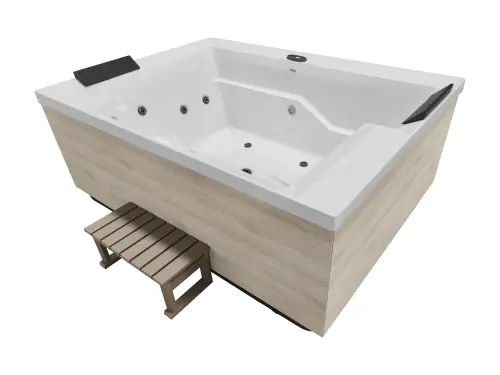Basen ogrodowy SPA Jacuzzi ZADAR biały SPA35 Sanotechnik