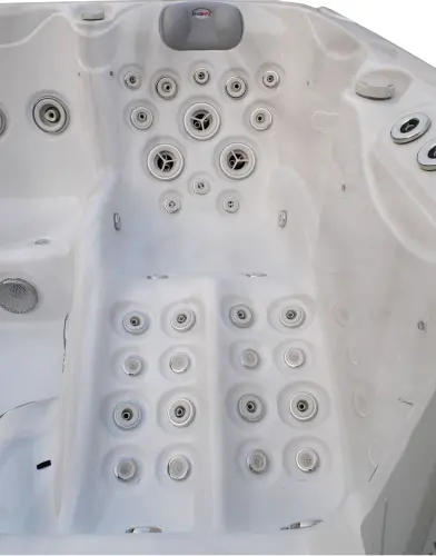 Basen ogrodowy SPA Jacuzzi HAWAI biały marmur SPA16 Sanotechnik