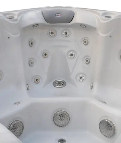 Basen ogrodowy SPA Jacuzzi HAWAI biały marmur SPA16 Sanotechnik