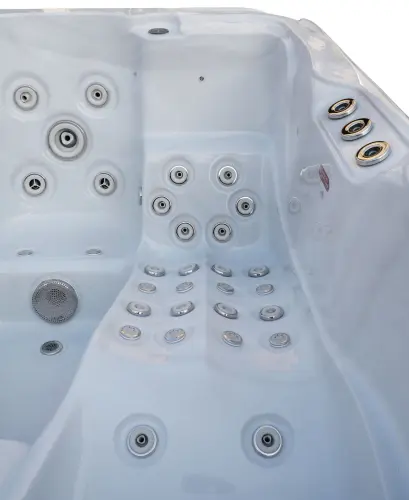 Basen ogrodowy SPA Jacuzzi MAURITSIUS biały marmur SPA18 Sanotechnik