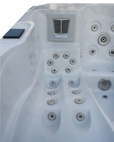 Basen ogrodowy SPA Jacuzzi MAURITSIUS biały marmur SPA18 Sanotechnik