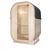 Sauna zewnętrzna ogrodowa 1 - 2 osobowa sucha Fińska w kształcie beczki 128,2 x 120 x 194 cm LINDHOLM F60120 Sanotechnik