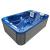 Basen ogrodowy 3 osobowy Jacuzzi MODENA niebieski SPA09 Sanotechnik