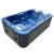 Basen ogrodowy 3 osobowy Jacuzzi MODENA niebieski SPA09 Sanotechnik
