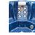 Basen ogrodowy SPA Jacuzzi OASIS MAXI niebieski SPA13 Sanotechnik