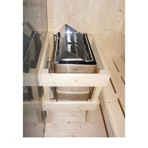 2-3 osobowa sauna combi FALUN XL 150x150x200cm FX75200 Sanotechnik