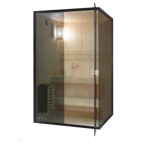 2 sobowa sauna combi FALUN M 120x120x200cm FX75120 Sanotechnik