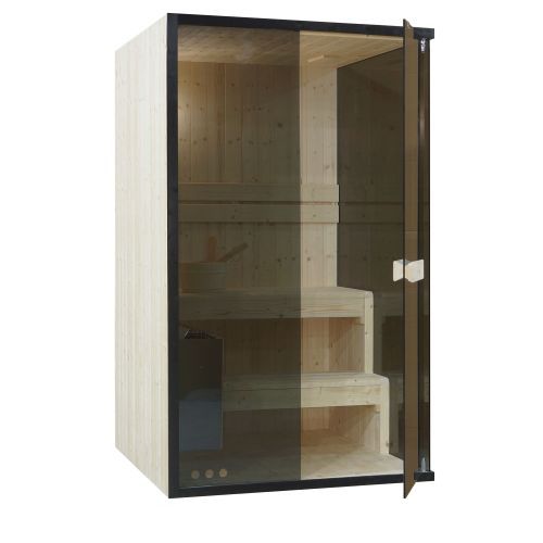 2 sobowa sauna combi FALUN M 120x120x200cm FX75120 Sanotechnik
