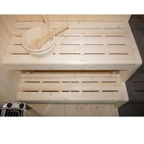 2 sobowa sauna combi FALUN M 120x120x200cm FX75120 Sanotechnik