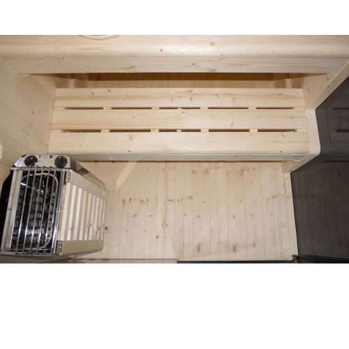 2 sobowa sauna combi FALUN M 120x120x200cm FX75120 Sanotechnik