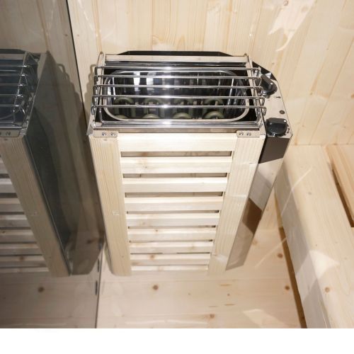 2 sobowa sauna combi FALUN M 120x120x200cm FX75120 Sanotechnik