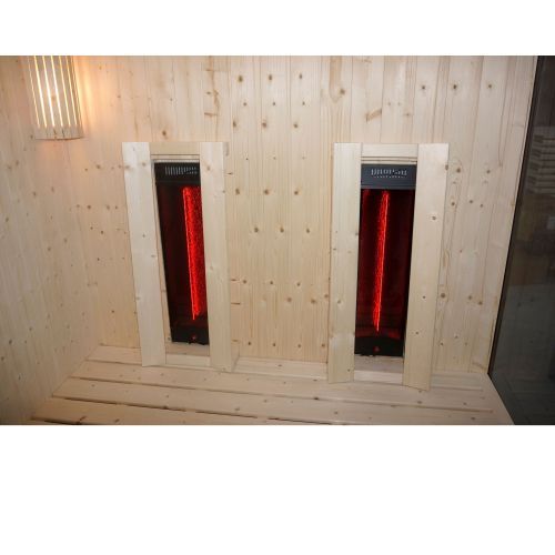 2-3 osobowa sauna combi GLACIER XL 150x150x200cm FK75200 Sanotechnik