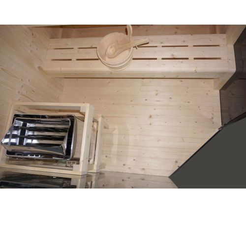 2-3 osobowa sauna combi GLACIER XL 150x150x200cm FK75200 Sanotechnik