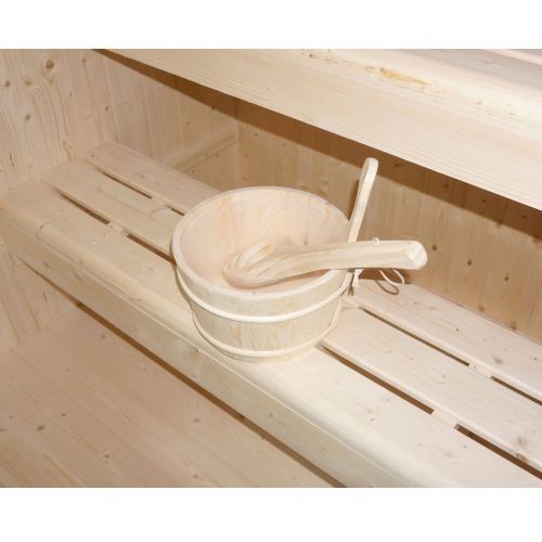2-3 osobowa sauna combi GLACIER XL 150x150x200cm FK75200 Sanotechnik