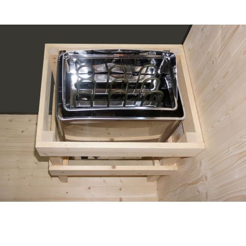 2-3 osobowa sauna combi GLACIER XL 150x150x200cm FK75200 Sanotechnik