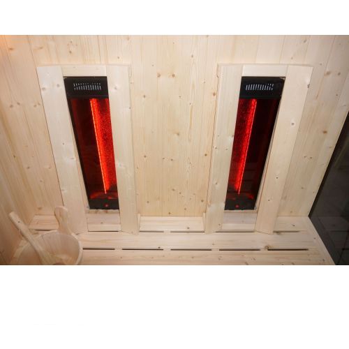 2-3 osobowa sauna combi GLACIER XL 150x150x200cm FK75200 Sanotechnik