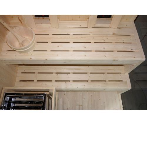 2-3 osobowa sauna combi GLACIER L 150x120x200cm FK75150 Sanotechnik