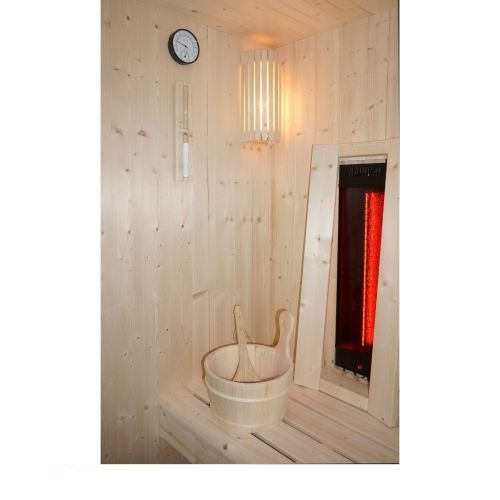 2-3 osobowa sauna combi GLACIER L 150x120x200cm FK75150 Sanotechnik
