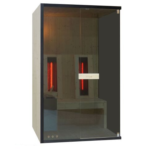 2 osobowa sauna combi GLACIER M 120x120x200cm FK75120 Sanotechnik