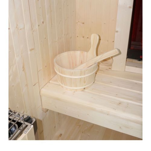 1 osobowa sauna combi GLACIER S 100x120x200cm FK75100 Sanotechnik