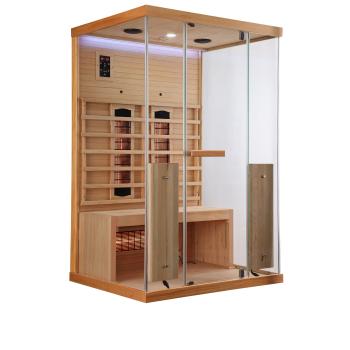 2 osobowa sauna na podczerwień NORDISK 2 125x100x190 cm SB20125 Sanotechnik