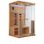 2 osobowa sauna na podczerwień NORDISK 2 125x100x190 cm SB20125 Sanotechnik
